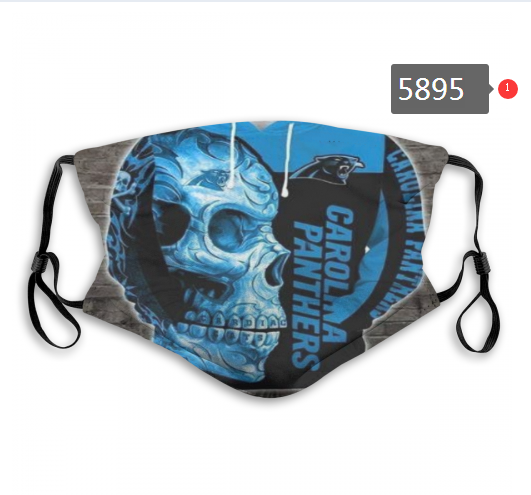 2020 NFL Carolina Panthers Dust mask with filter